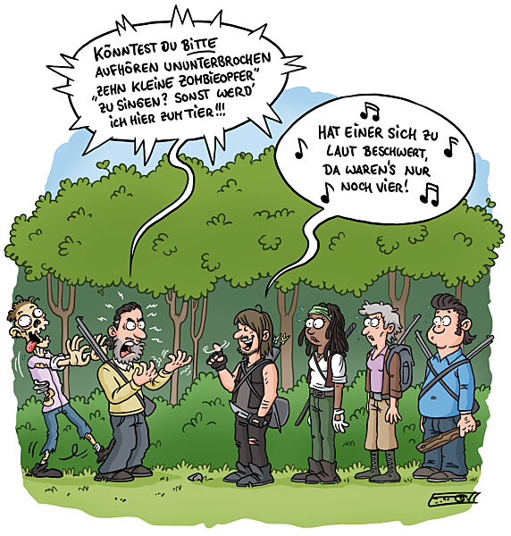 Zehn kleine Zombieopfer