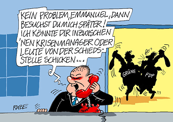 Schiedsstelle in Aktion