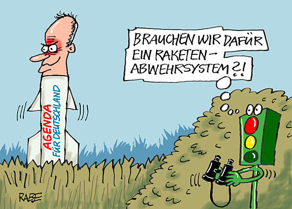 Startrampe unter Beobachtung