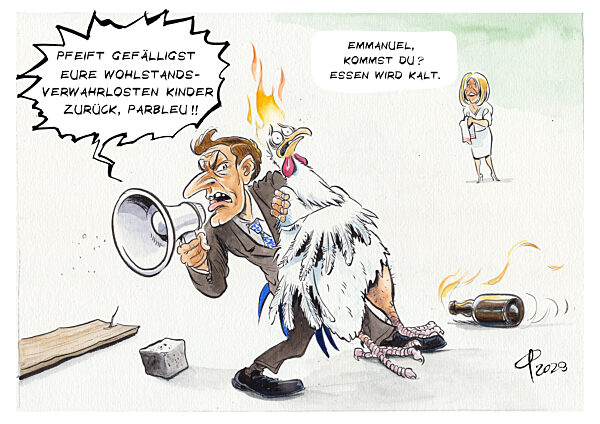 Unruhen in Frankreich