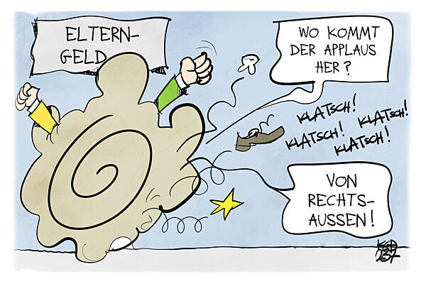 Streit um das Elterngeld