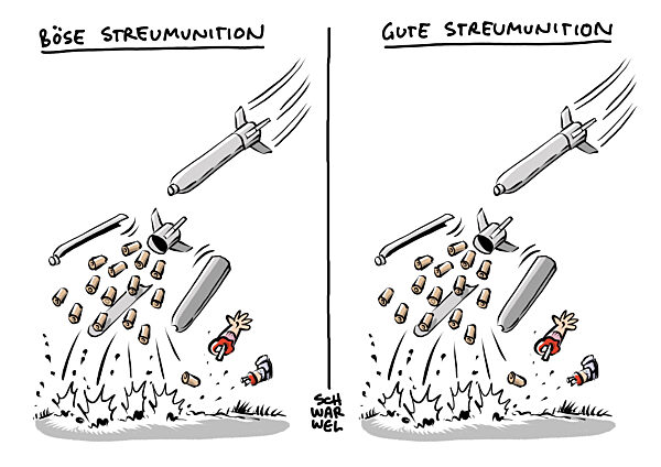 US-Streumunition fuer Ukraine : Heimtueckische Waffen auch nach Kriegsende