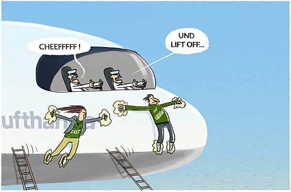 Rollfeld-Klimakleber