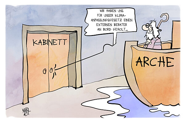 Das Kabinett arbeitet am Klima-Anpassungsgesetz