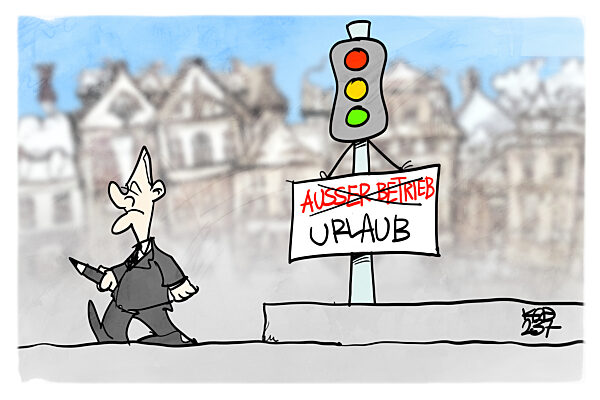 Die Ampel macht Urlaub