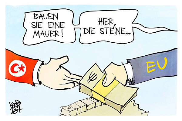 EU schliesst ein Fluechtlingsabkommen mit Tunesien