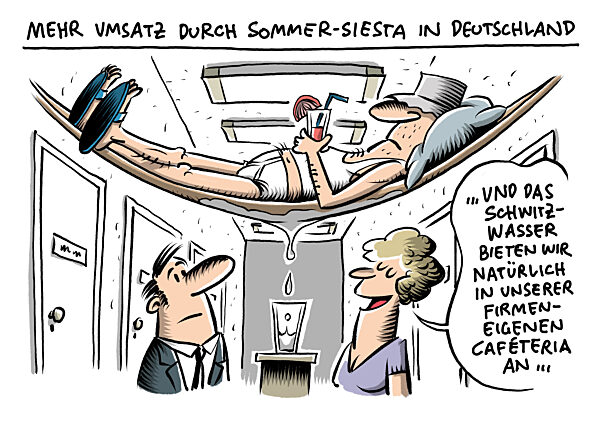 Wegen hoher Temperaturen : Amtsaerzte fordern Sommer-Siesta in Deutschland