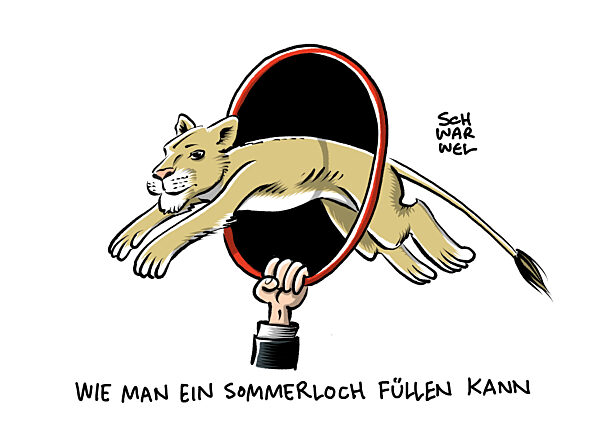 Berliner Polizei meldet moegliche Sichtung von entlaufener Loewin