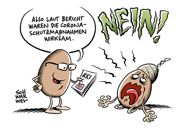 RKI : Corona-Massnahmen waren wirksam fuer Pandemie-Bekaempfung