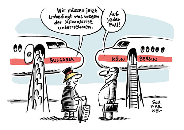 Flugverkehr : Ohne Verhaltensaenderungen Klimaziele unerreichbar