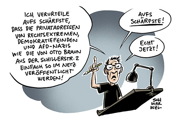 Landtagswahlkampf : Adressen von AfDlern durch Antifa-Gruppe veroeffentlich