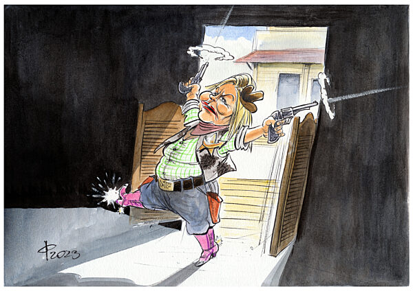 Wahlkampf-Nancy is back in town