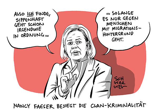 Fieser : Gruene gegen Vorschlag zu Clan-Abschiebungen