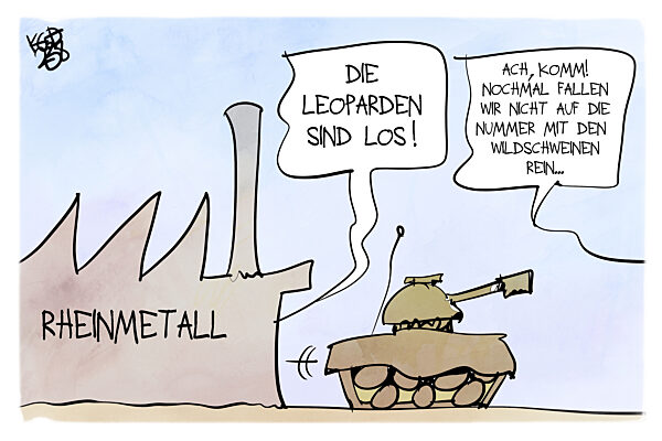 Rheinmetall liefert Leoparden