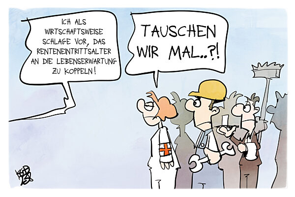 Debatte um das Renteneintrittsalter