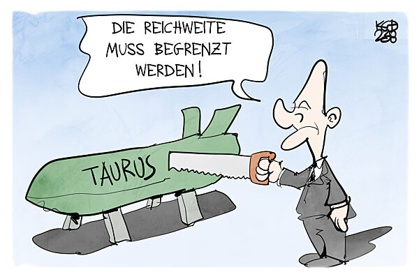 Scholz will die Reichweite der Taurus-Flugkoerper begrenzen