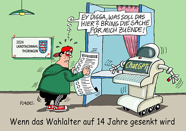 Jungwaehler in Aktion