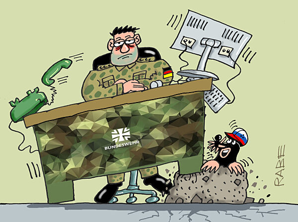 Bundeswehr in Schraeglage