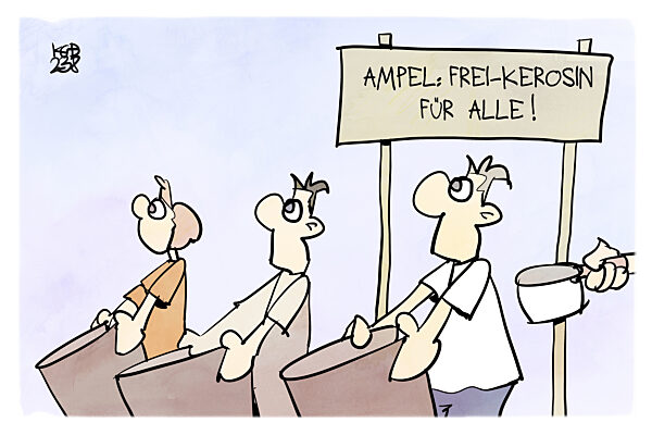 Der defekte Regierungsflieger muss Kerosin ablassen