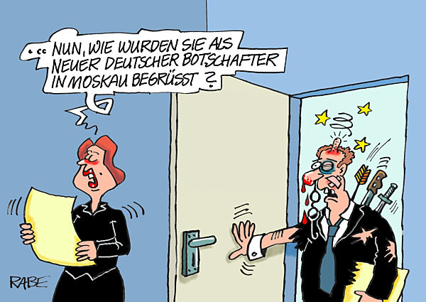 Begruessung auf russisch