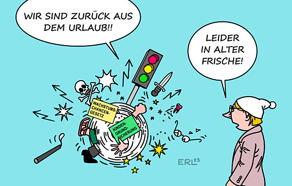 Zurueck aus dem Urlaub