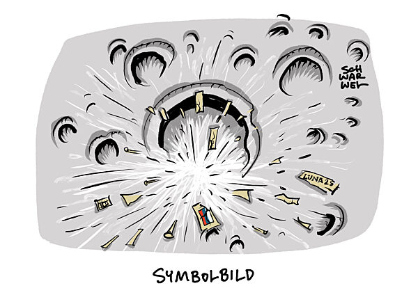 Russische Raumsonde Luna-25 auf dem Mond abgestuerzt