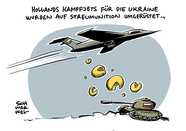 Kampfflugzeuge zugesichert : Niederlande und Daenemark liefern F-16