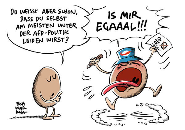 AfD-Waehler wuerden laut Studie am staerksten unter AfD-Politik leiden