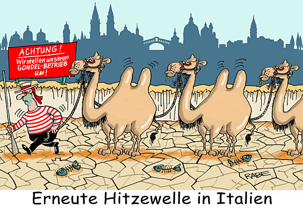 Venedig ausgetrocknet