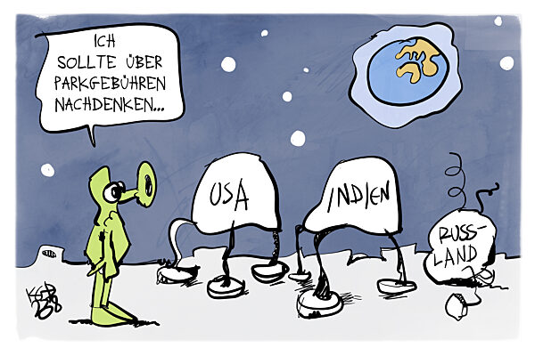 Indische Raumsonde landet auf dem Mond