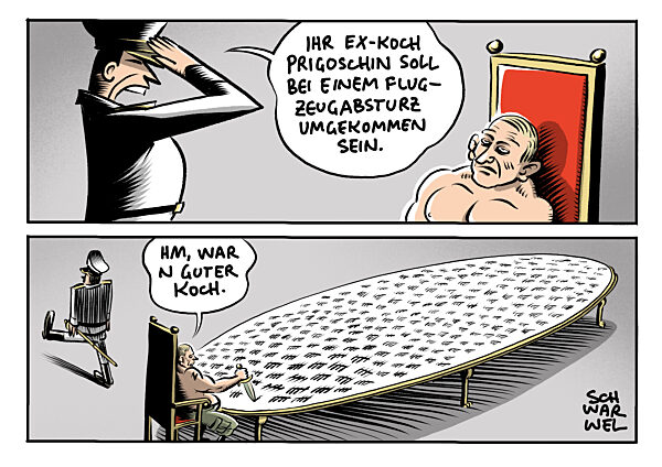 Russland : Spekulationen um moeglichen Tod von Wagner-Chef Prigoschin