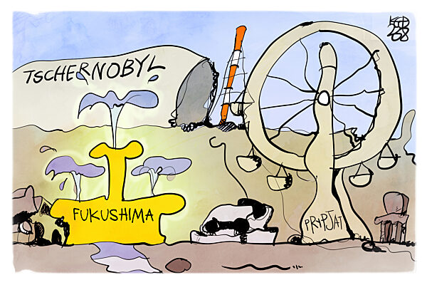 Fukushima und Tschernobyl