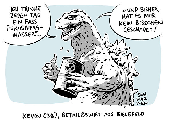 Zwoelf Jahre nach AKW-Havarie : Tepco laesst Fukushima-Kuehlwasser ins Meer
