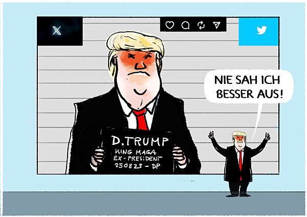 Trumps Gefaengnisfoto