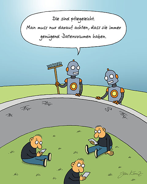 Menschen pflegeleicht