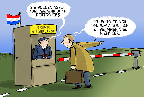 Die Euro-Inflation klafft auseinander