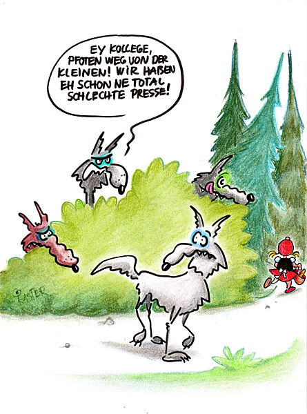 Der Wolf ist zurueck