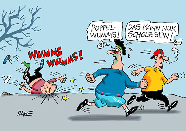 Doppelwumms Aufprall