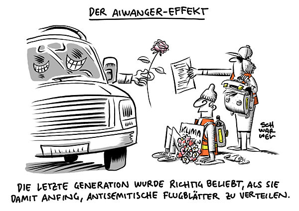 Klima-Blockade in Muenchen und Aiwanger Flugblatt-Affaere