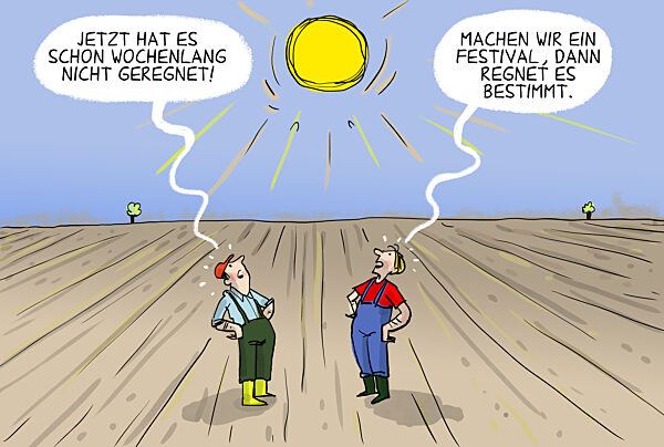 Verregnete Festivals