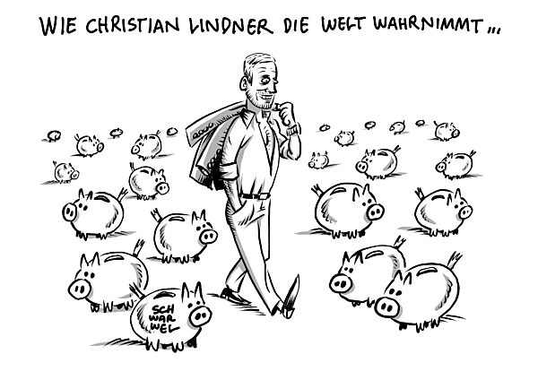 Haushaltsentwurf im Bundestag : Christian Lindners umstrittene Finanzplaene