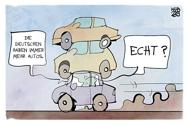 Der Trend geht zu Zweit- und Drittautos