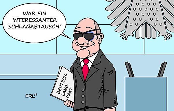 Schlagabtausch im Bundestag