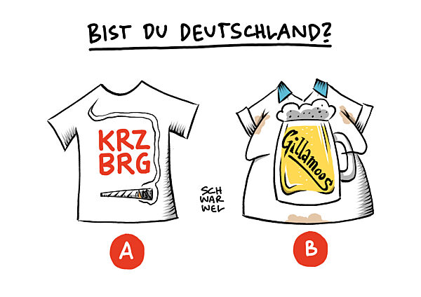 Merz : Nicht Kreuzberg ist Deutschland ? Gillamoos ist Deutschland!