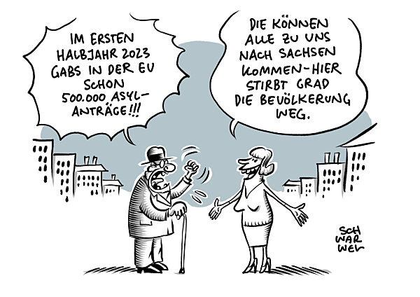 Sachsen : Bevoelkerung und Migration Asylantraege in der EU