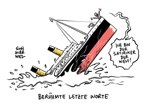 Satiremagazin Titanic steht vor der Pleite