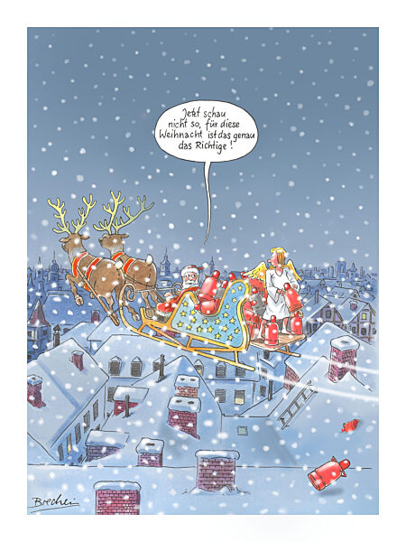 Gasflaschen-Weihnacht