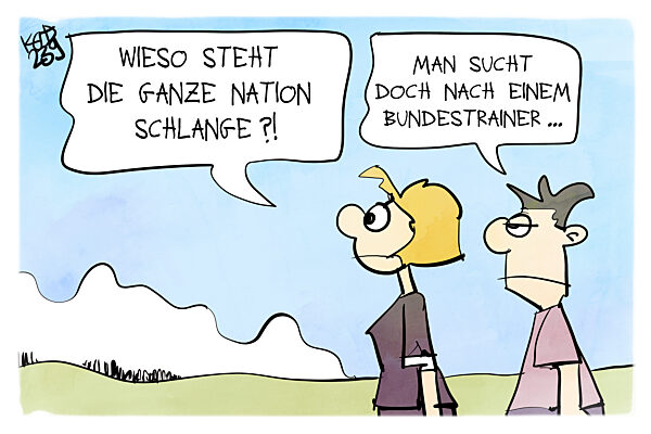 Deutschland sucht einen neuen Fussball-Bundstrainer