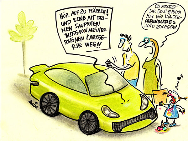 Kinderfreundliches Auto