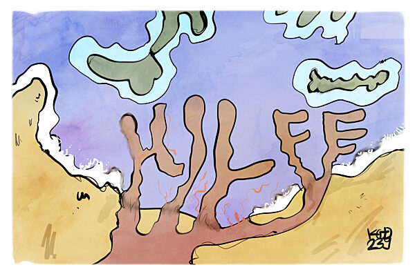 Ueberschwemmungen in Libyen